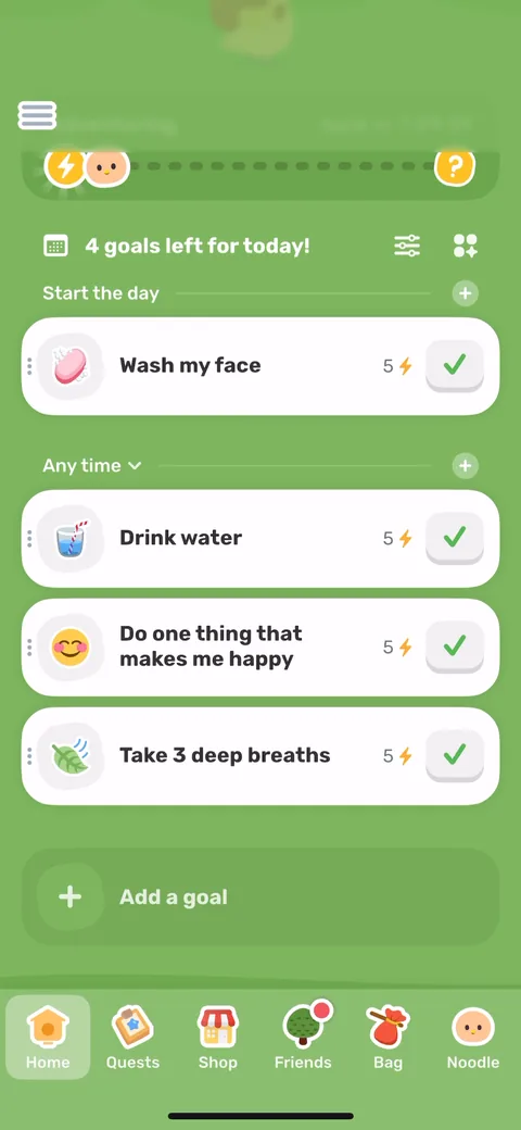 Finch onboarding screen 85