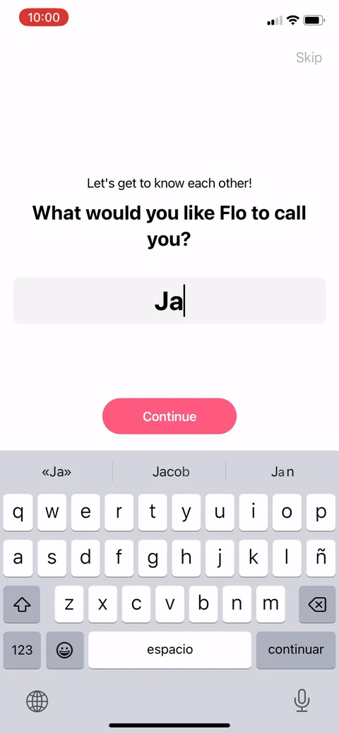 Flo onboarding screen 5