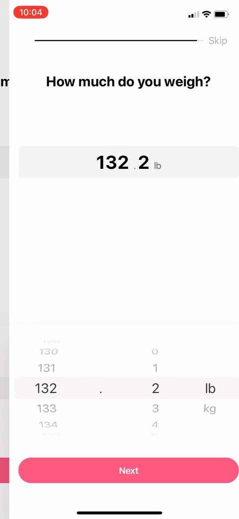 Flo onboarding screen 107