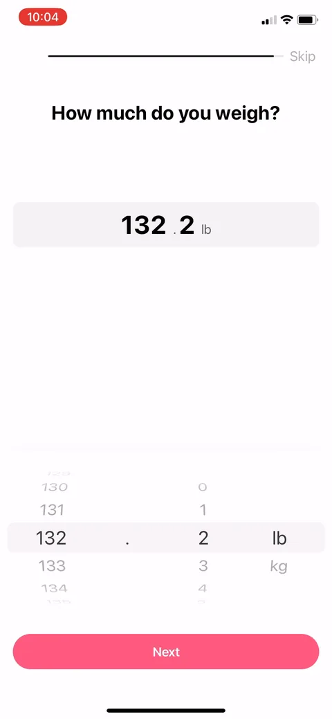 Flo onboarding screen 108