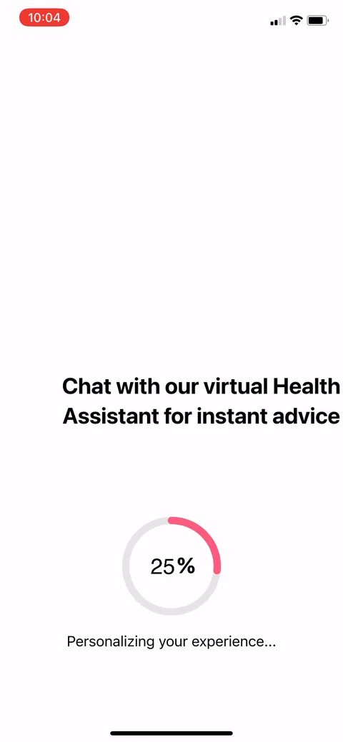 Flo onboarding screen 117