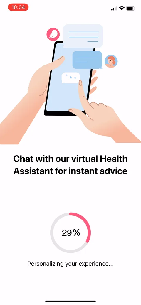 Flo onboarding screen 119
