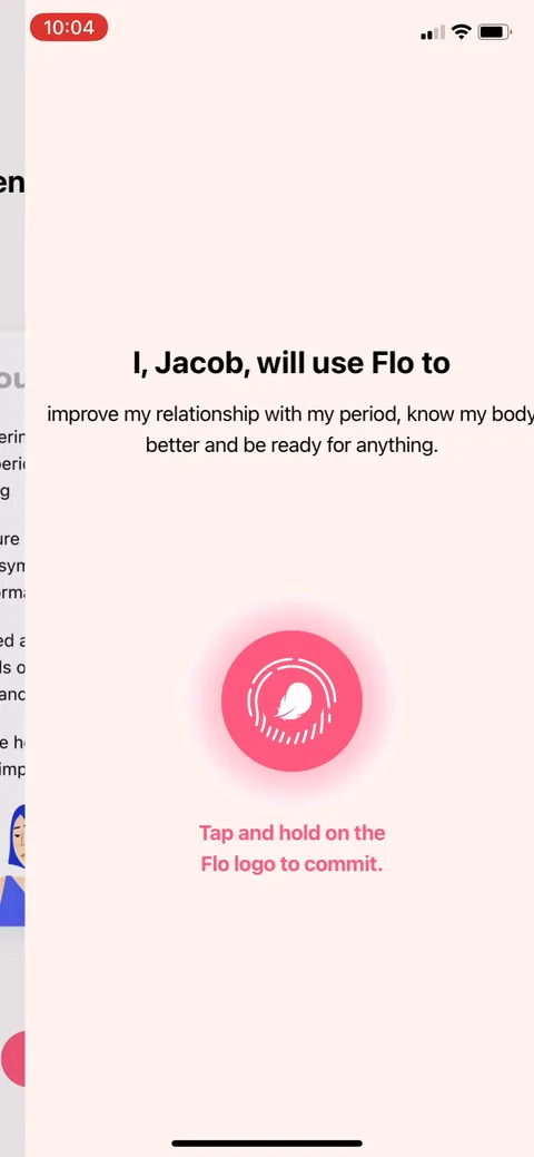 Flo onboarding screen 128: The strongest psychological move in the flow