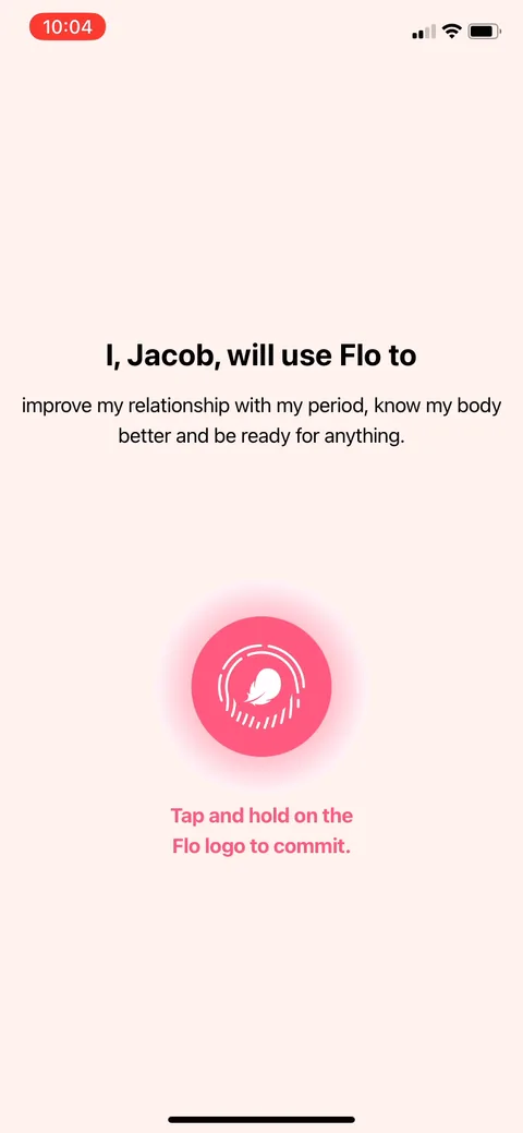 Flo onboarding screen 129