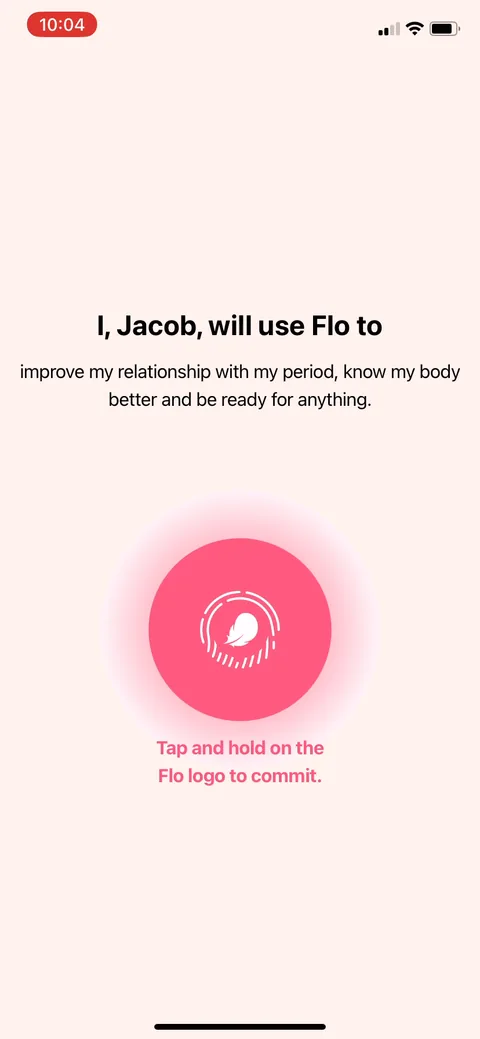 Flo onboarding screen 130