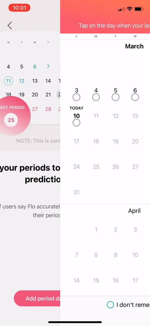 Flo onboarding screen 30