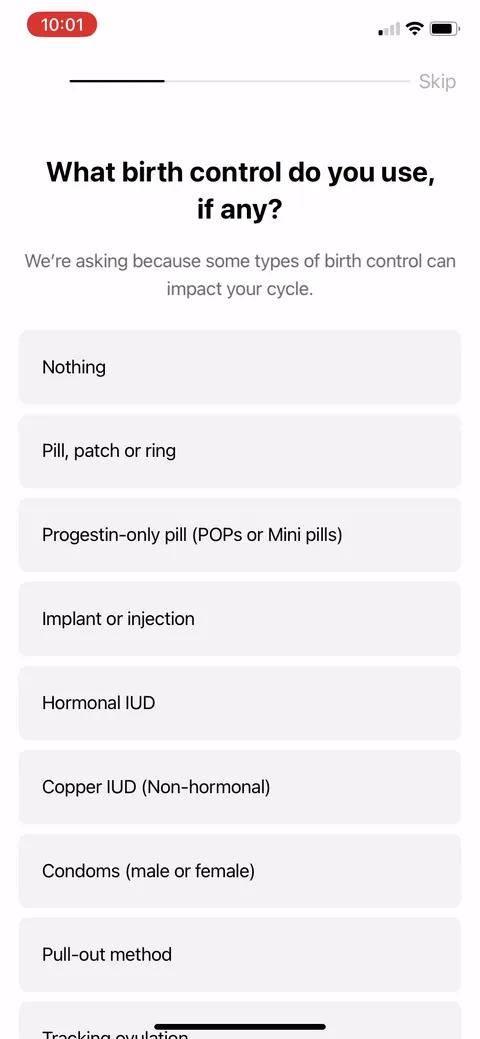 Flo onboarding screen 34