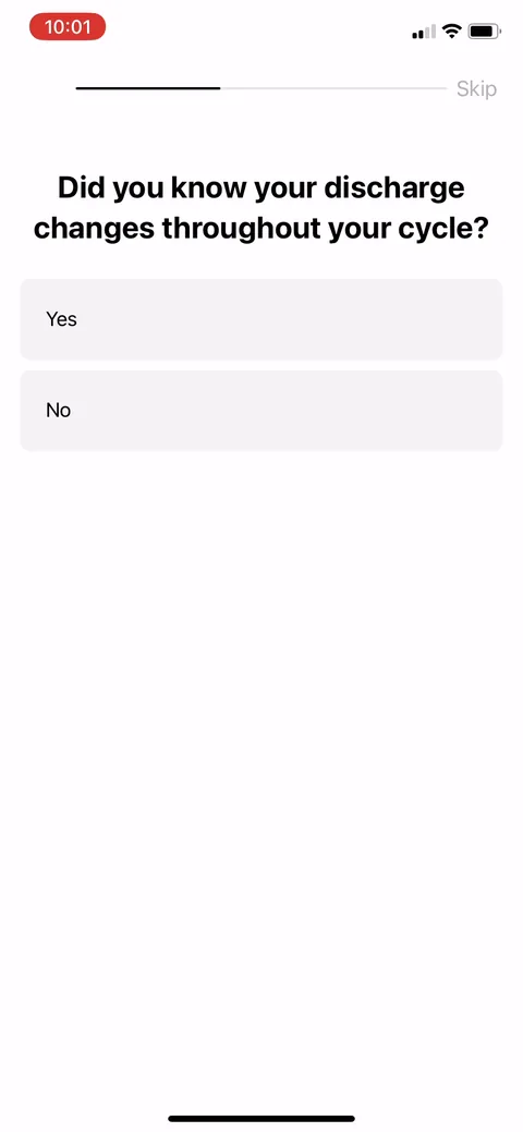 Flo onboarding screen 44
