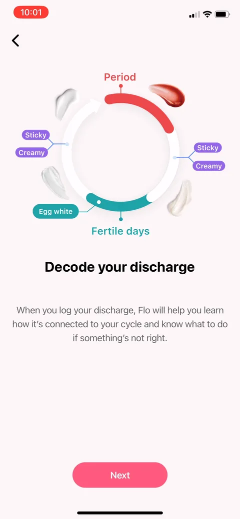 Flo onboarding screen 46