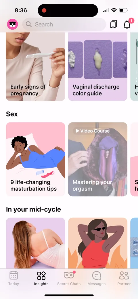 Flo onboarding screen 120
