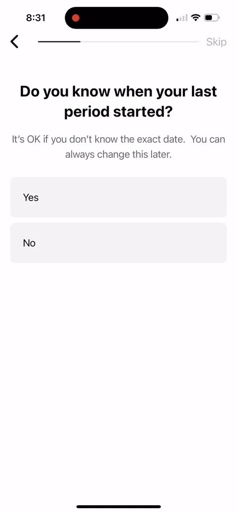 Flo onboarding screen 29