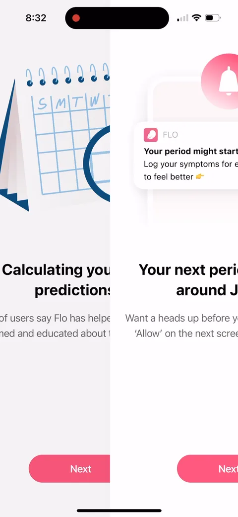 Flo onboarding screen 38