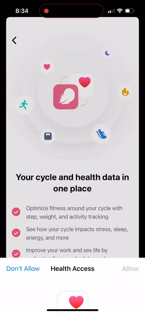 Flo onboarding screen 74
