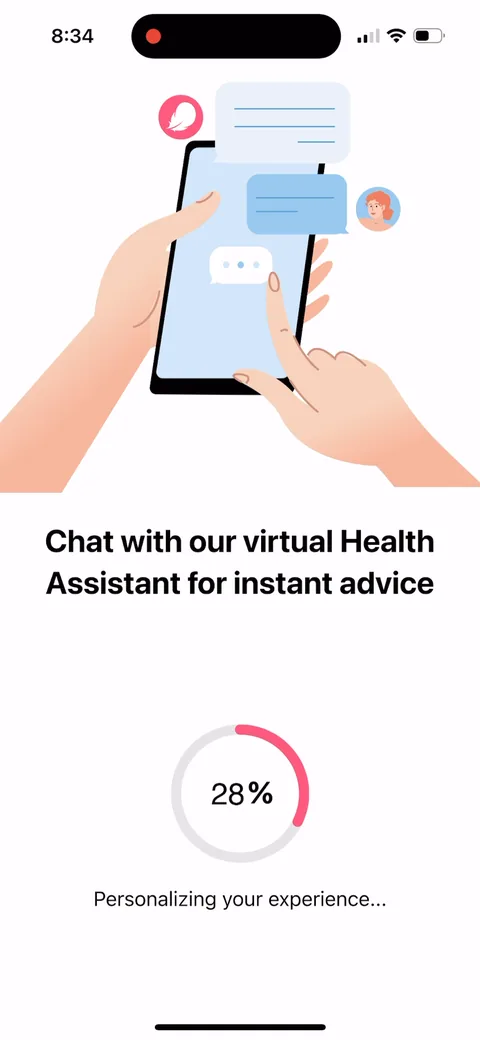 Flo onboarding screen 78