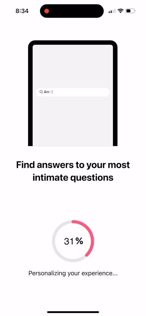 Flo onboarding screen 80