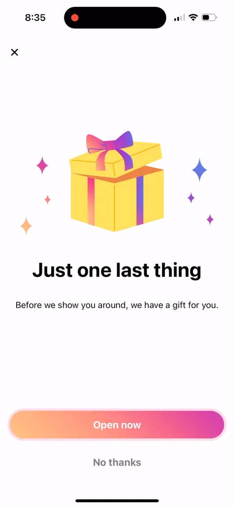 Flo onboarding screen 91: 
