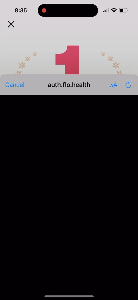 Flo onboarding screen 96