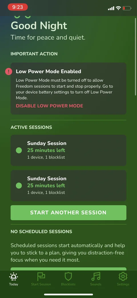 Freedom onboarding screen 42