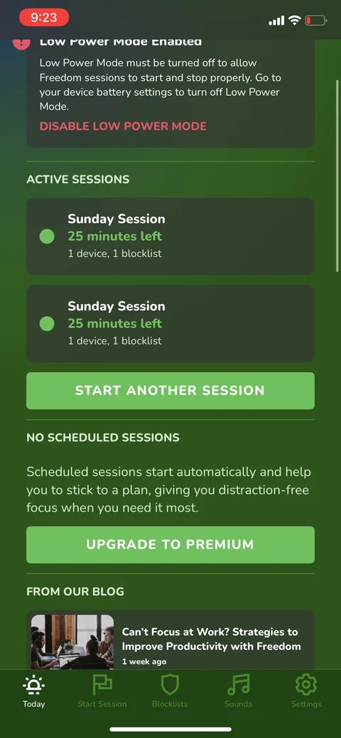 Freedom onboarding screen 44