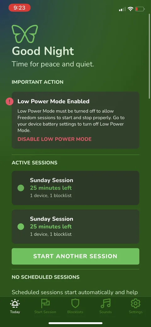 Freedom onboarding screen 54