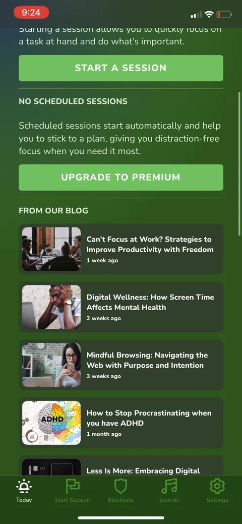 Freedom onboarding screen 61