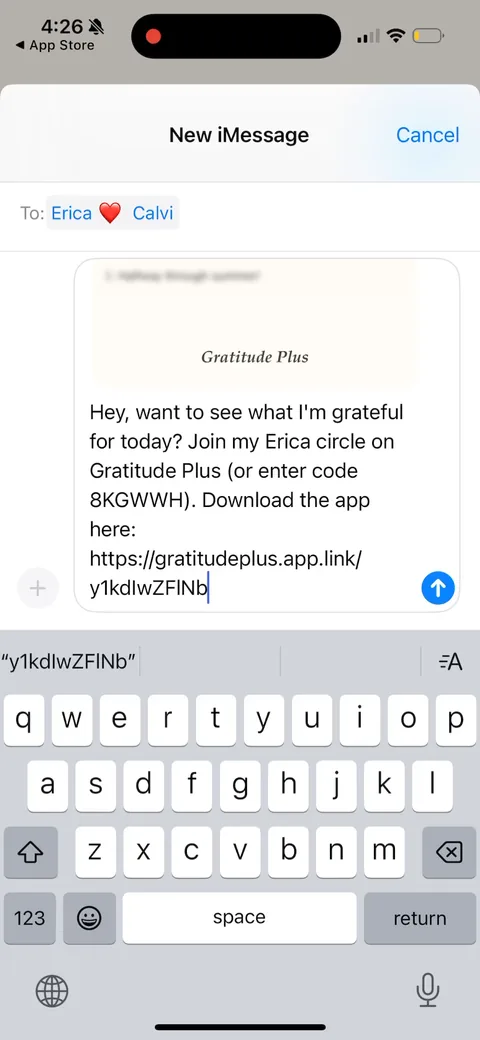 Gratitudeplus onboarding screen 17
