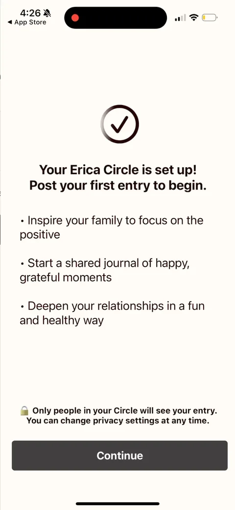 Gratitudeplus onboarding screen 19