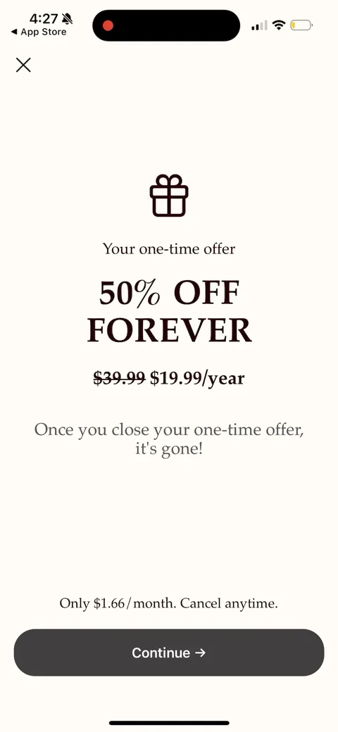 Gratitudeplus onboarding screen 34