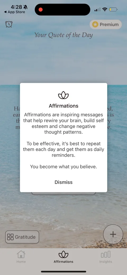 Gratitudeplus onboarding screen 40