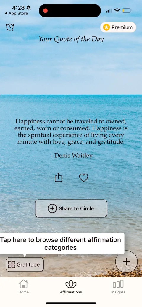 Gratitudeplus onboarding screen 41