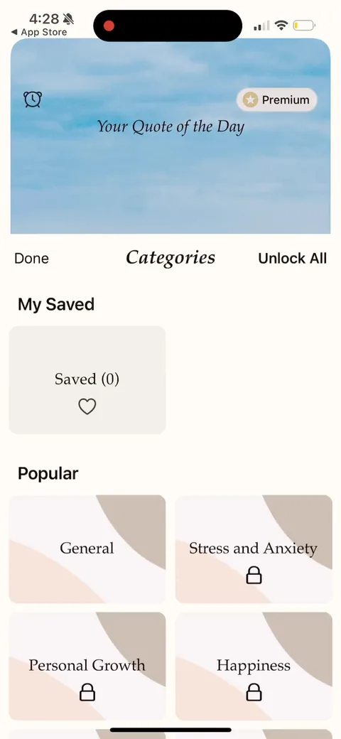 Gratitudeplus onboarding screen 42
