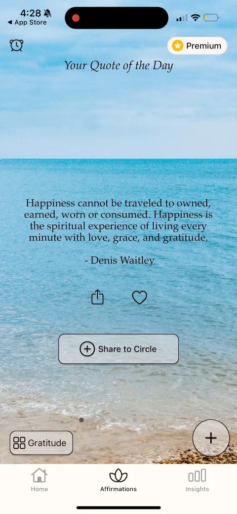 Gratitudeplus onboarding screen 57