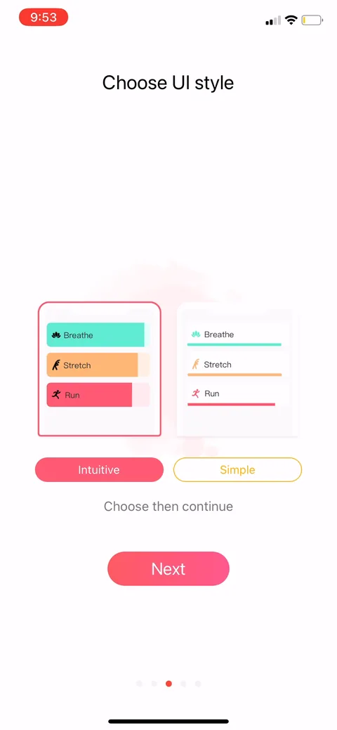 Habit Tracker onboarding screen 5