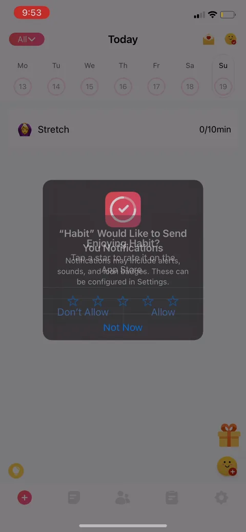 Habit Tracker onboarding screen 12