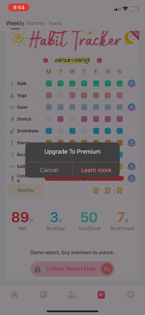 Habit Tracker onboarding screen 24