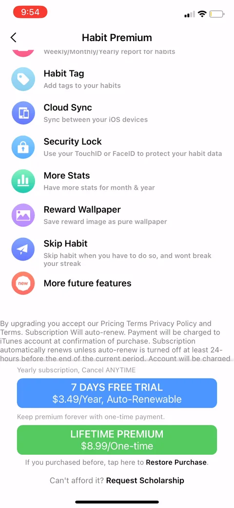 Habit Tracker onboarding screen 26