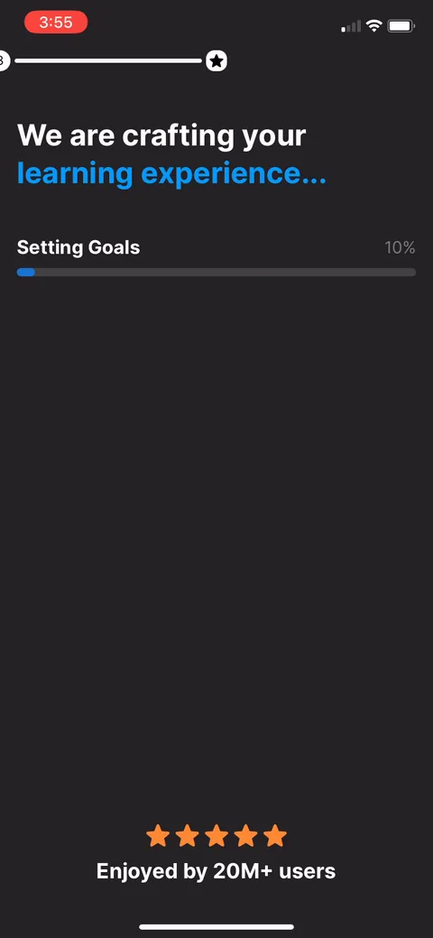 Headway onboarding screen 42: 