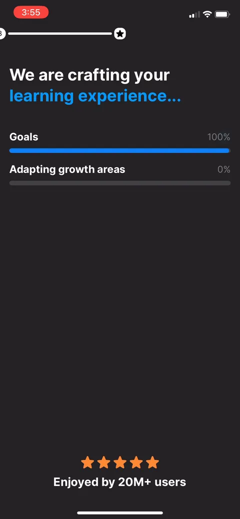 Headway onboarding screen 46
