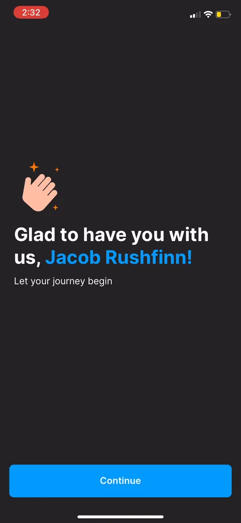 Headway onboarding screen 10