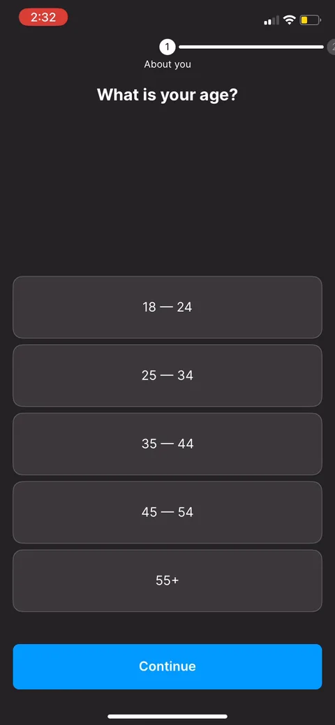 Headway onboarding screen 14