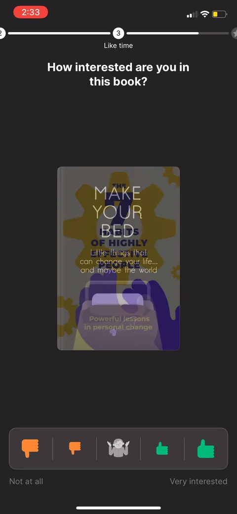 Headway onboarding screen 30