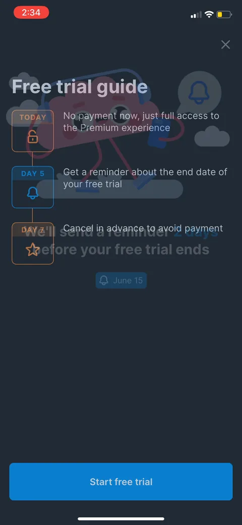 Headway onboarding screen 53