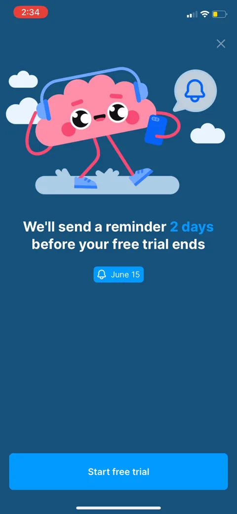 Headway onboarding screen 54