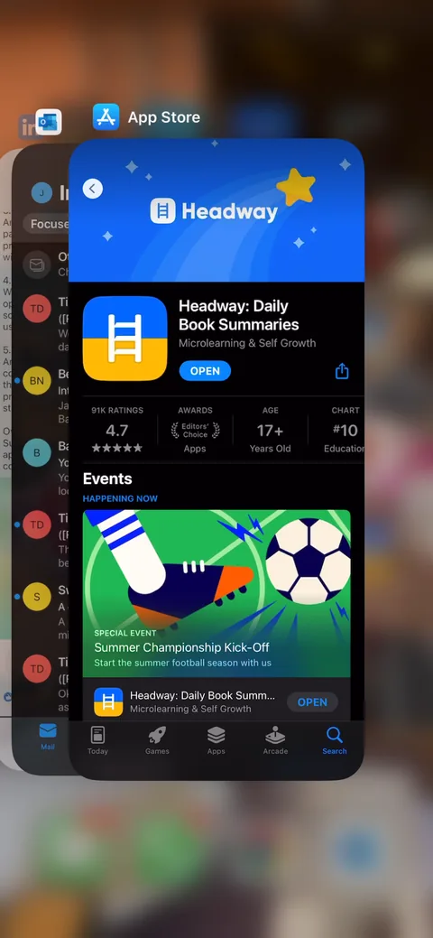 Headway onboarding screen 97