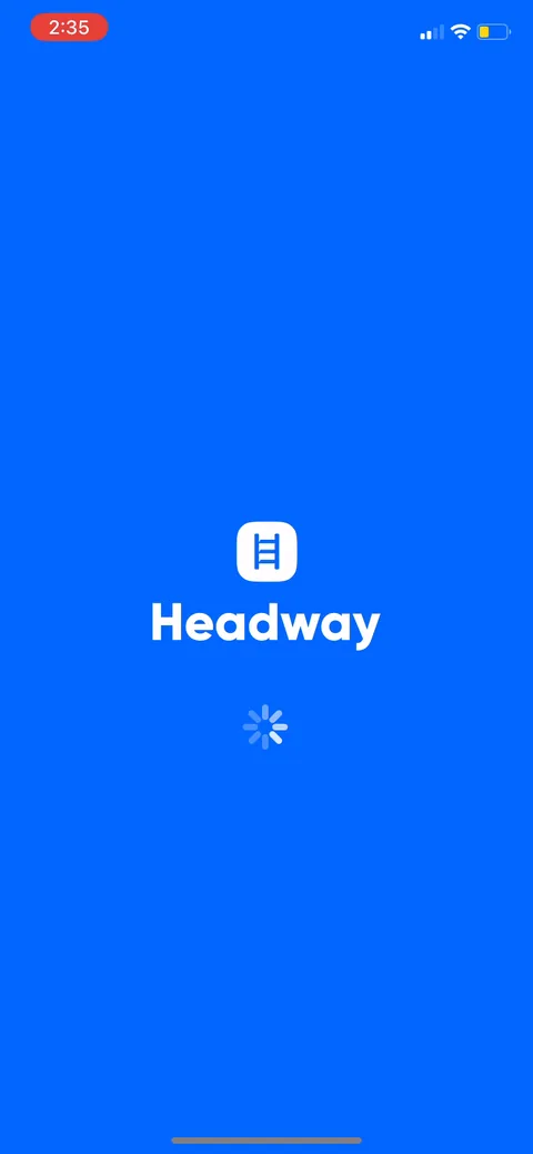 Headway onboarding screen 99
