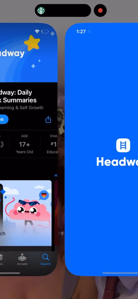 Headway onboarding screen 2