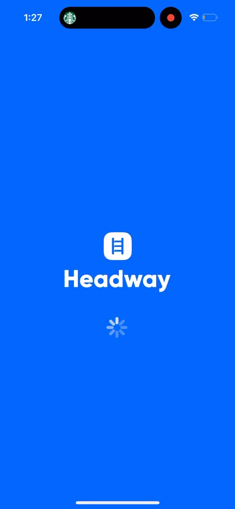 Headway onboarding screen 3