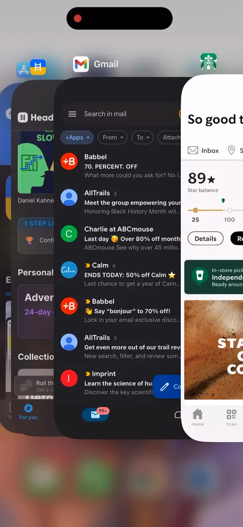 Headway onboarding screen 135