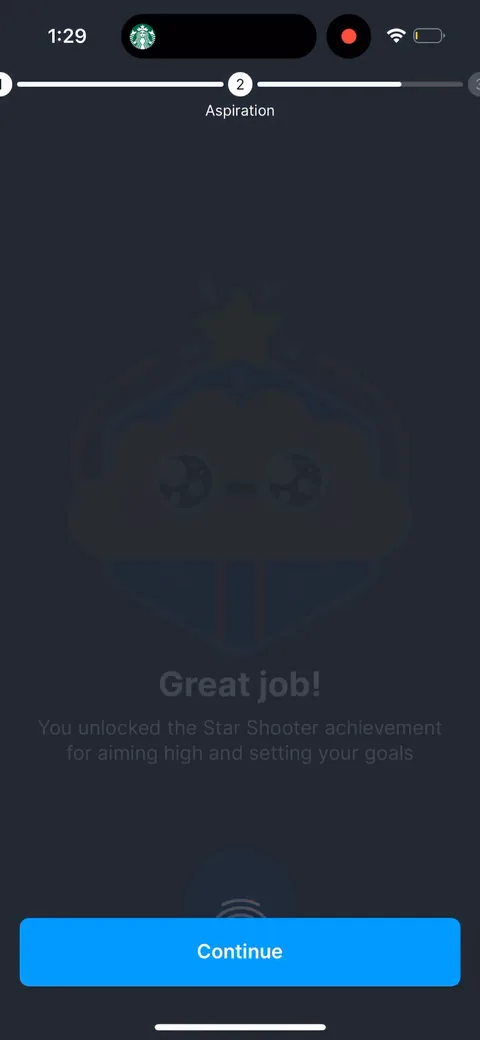 Headway onboarding screen 39