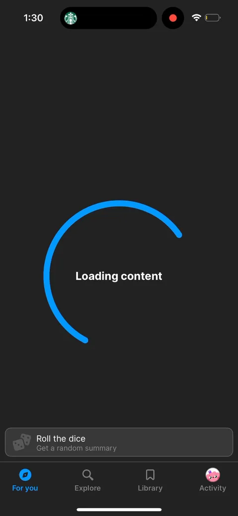 Headway onboarding screen 71